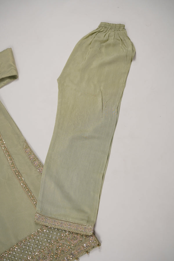 Tehwar - Luxury Organza Outfit with Organza Dupatta - Ready to Wear MC285- Eid Volume 4