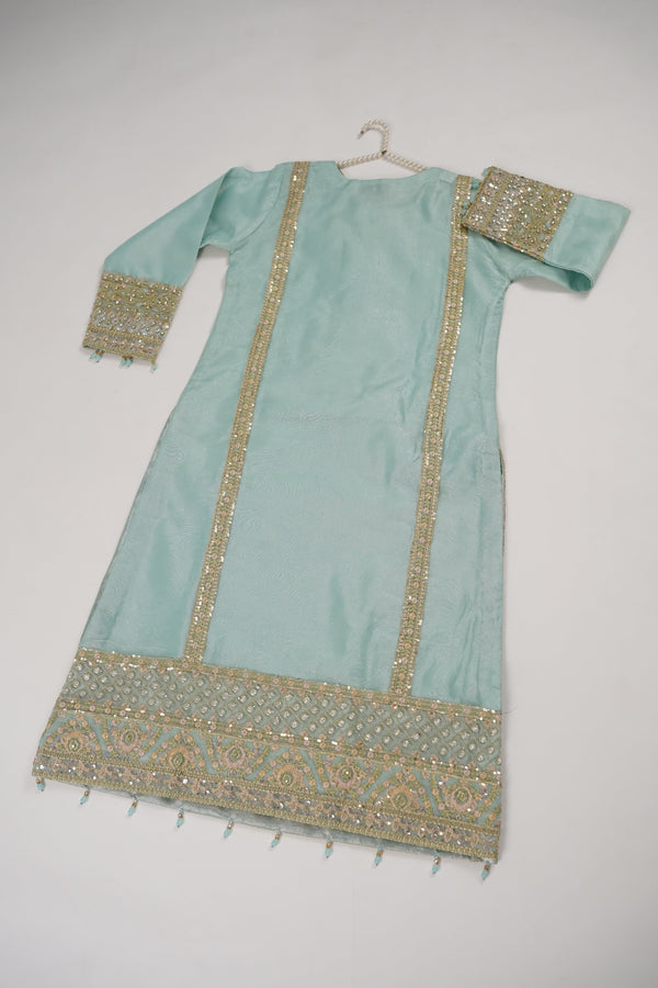 Tehwar - Luxury Organza Outfit with Organza Dupatta - Ready to Wear MC283- Eid Volume 4