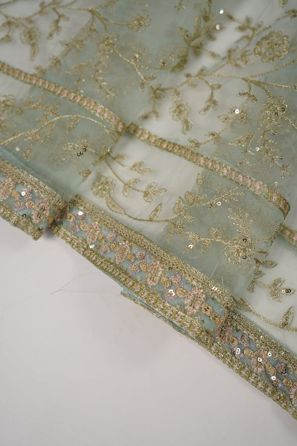 Tehwar - Luxury Organza Outfit with Organza Dupatta - Ready to Wear MC283- Eid Volume 4