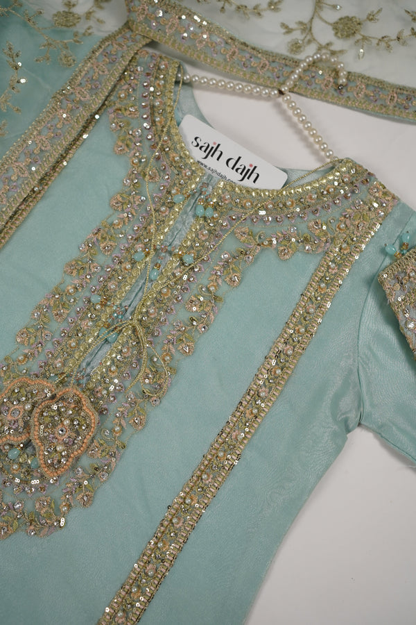 Tehwar - Luxury Organza Outfit with Organza Dupatta - Ready to Wear MC283- Eid Volume 4