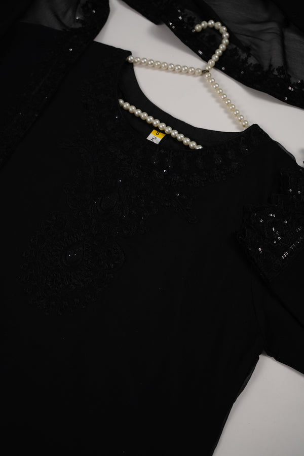 Husan e Jahan - Chiffon Outfit with Chiffon Dupatta - Ready to Wear - MC281