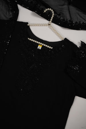 Husan e Jahan - Chiffon Outfit with Chiffon Dupatta - Ready to Wear - MC281