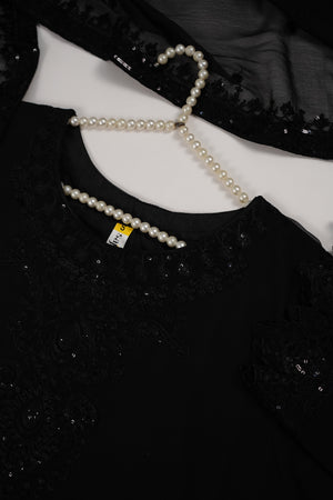 Husan e Jahan - Chiffon Outfit with Chiffon Dupatta - Ready to Wear - MC281