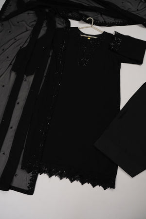 Husan e Jahan - Chiffon Outfit with Chiffon Dupatta - Ready to Wear - MC281