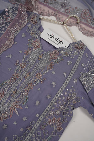 Tehwar - Luxury Organza Outfit with Organza Dupatta - Ready to Wear MC293- Eid Volume 4