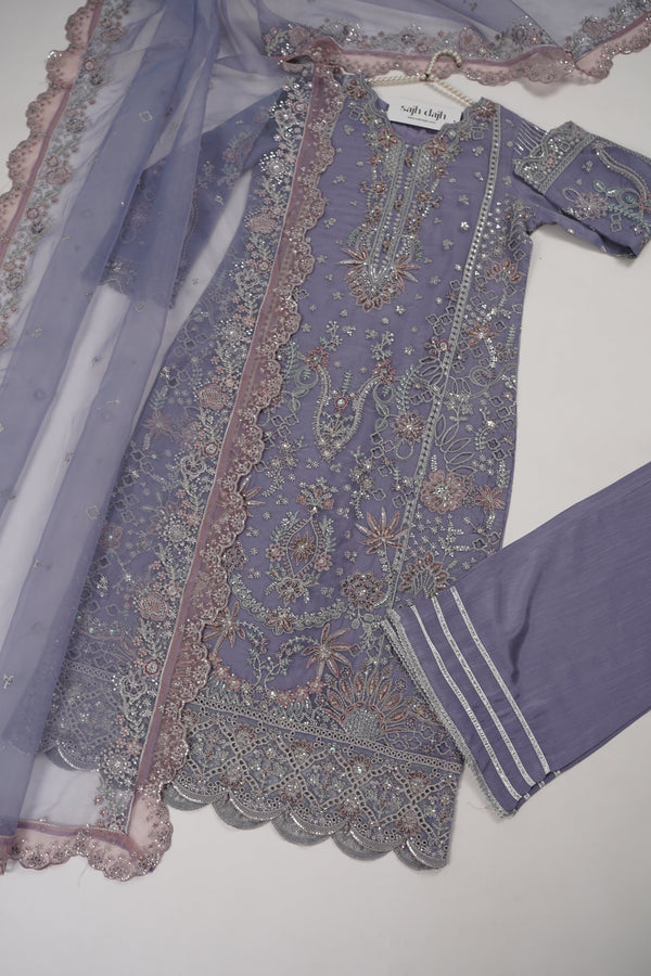 Tehwar - Luxury Organza Outfit with Organza Dupatta - Ready to Wear MC293- Eid Volume 4
