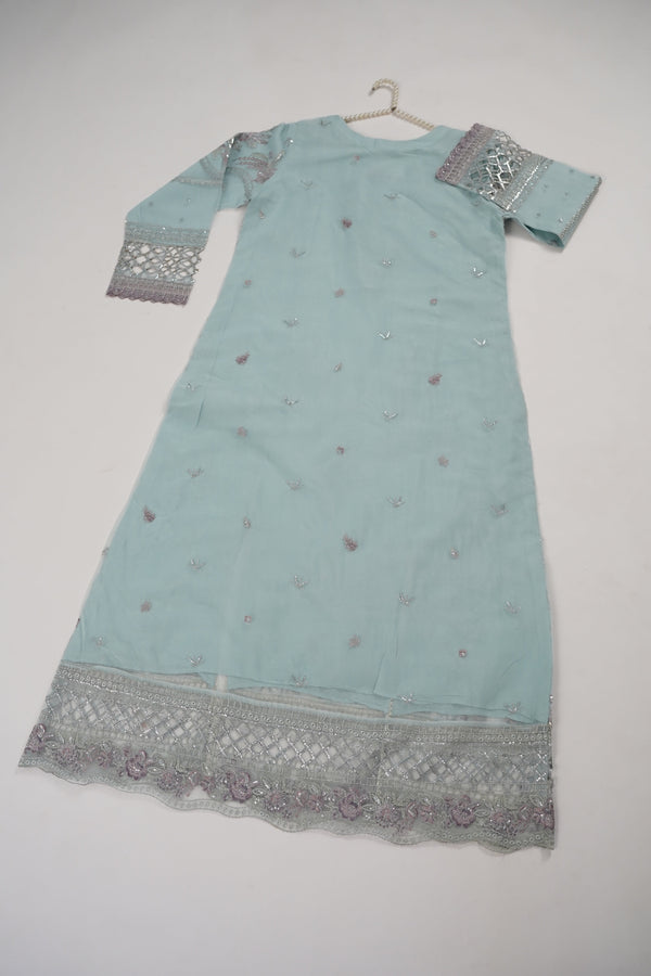 Tehwar - Luxury Organza Outfit with Organza Dupatta - Ready to Wear MC291- Eid Volume 4