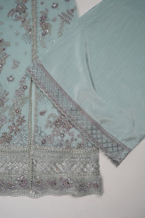 Tehwar - Luxury Organza Outfit with Organza Dupatta - Ready to Wear MC291- Eid Volume 4