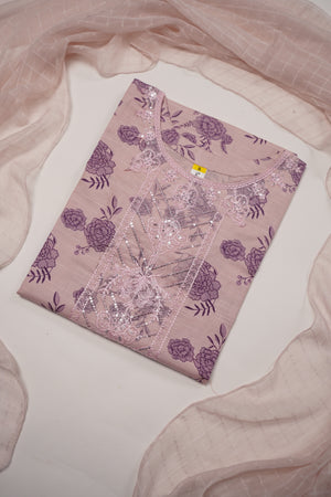 Rozi - Exclusive Khaddar Outfit with  TarKashi Dupatta- Ready to Wear - PD158
