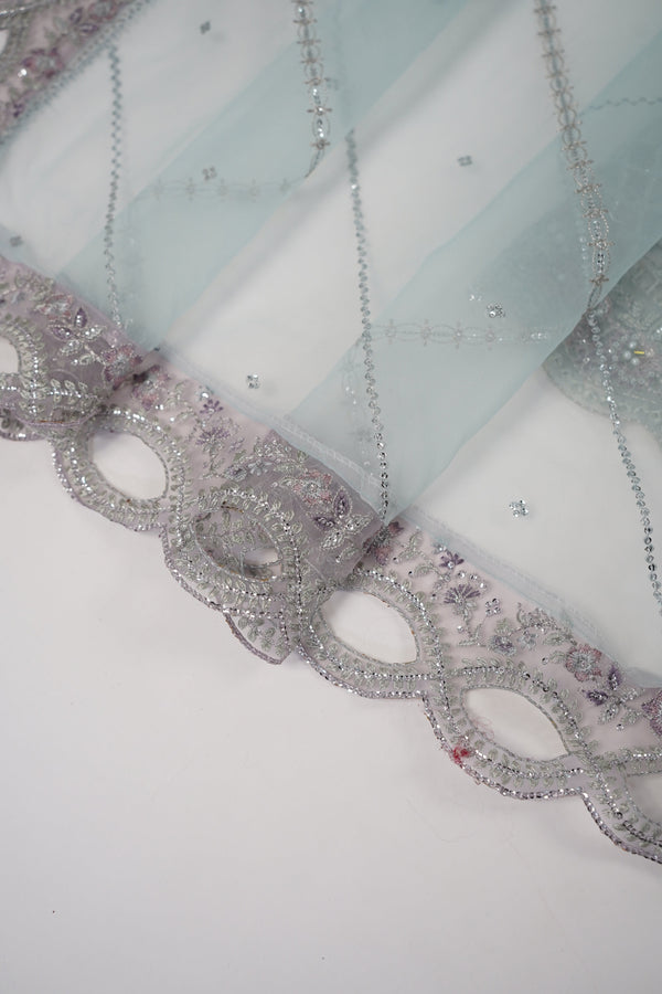 Tehwar - Luxury Organza Outfit with Organza Dupatta - Ready to Wear MC291- Eid Volume 4