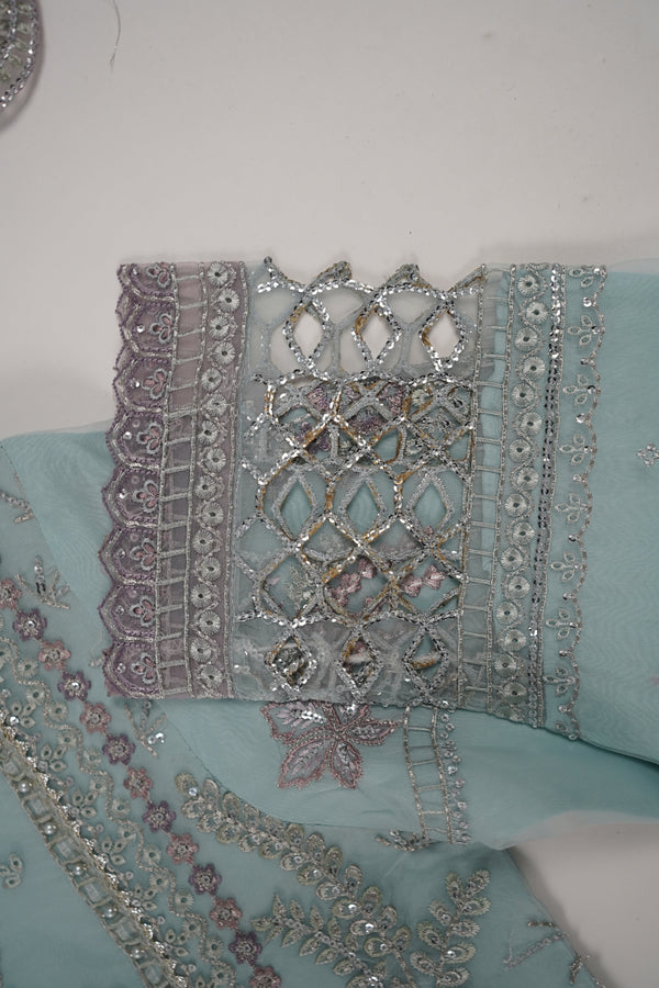 Tehwar - Luxury Organza Outfit with Organza Dupatta - Ready to Wear MC291- Eid Volume 4