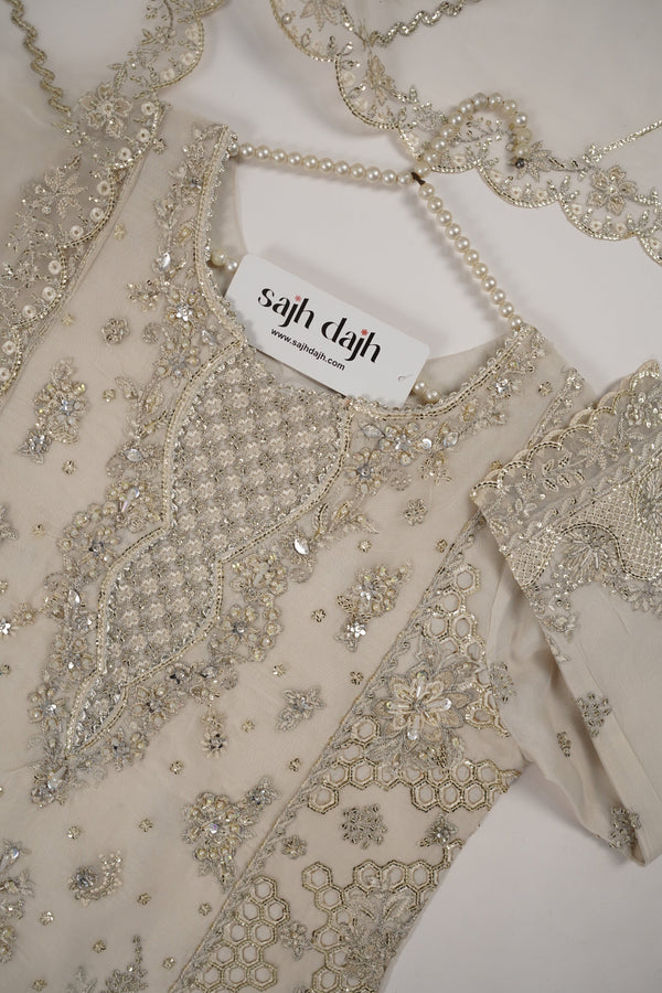 Tehwar - Luxury Organza Outfit with Organza Dupatta - Ready to Wear MC292- Eid Volume 4