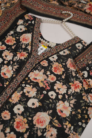 Bin Saeed by SajhDajh - Exclusive Khaddar Outfit with  Shawl - Ready to Wear - PD166