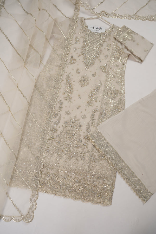 Tehwar - Luxury Organza Outfit with Organza Dupatta - Ready to Wear MC292- Eid Volume 4