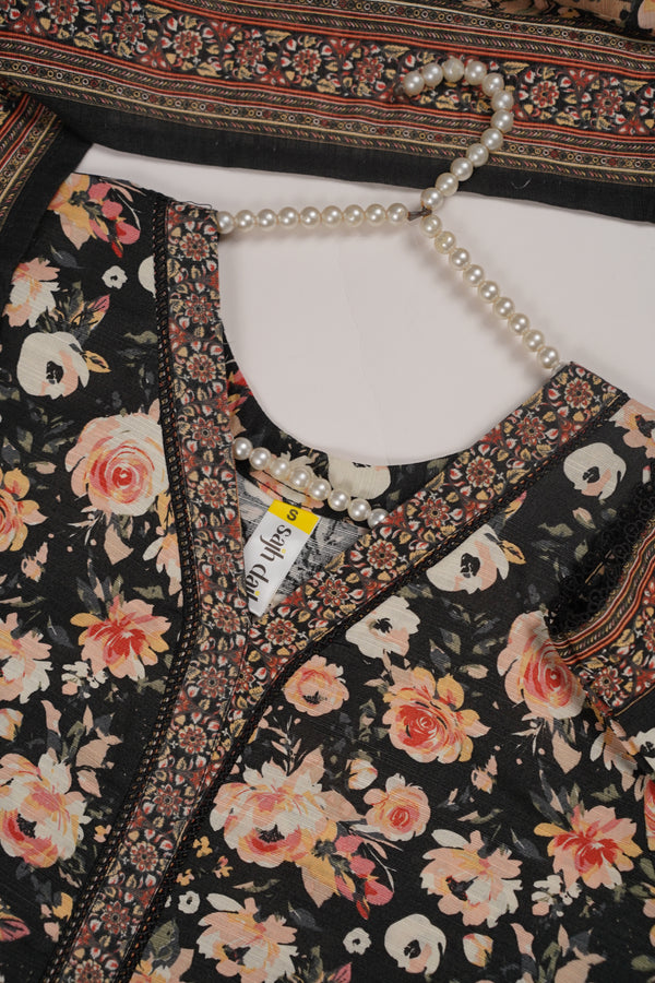 Bin Saeed by SajhDajh - Exclusive Khaddar Outfit with  Shawl - Ready to Wear - PD166