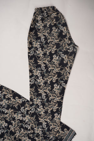 Bin Saeed by SajhDajh - Exclusive Khaddar Outfit with  Shawl - Ready to Wear - PD167