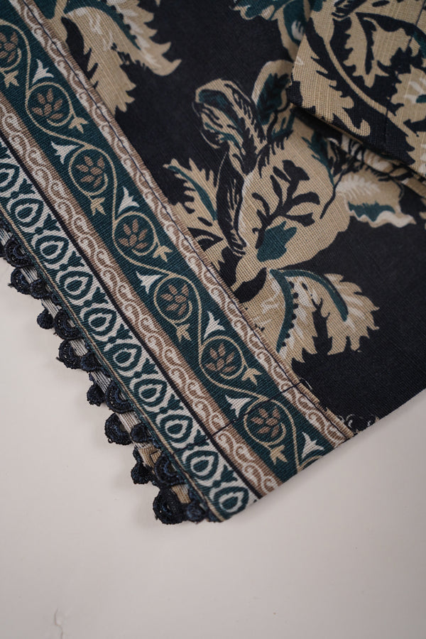 Bin Saeed by SajhDajh - Exclusive Khaddar Outfit with  Shawl - Ready to Wear - PD167