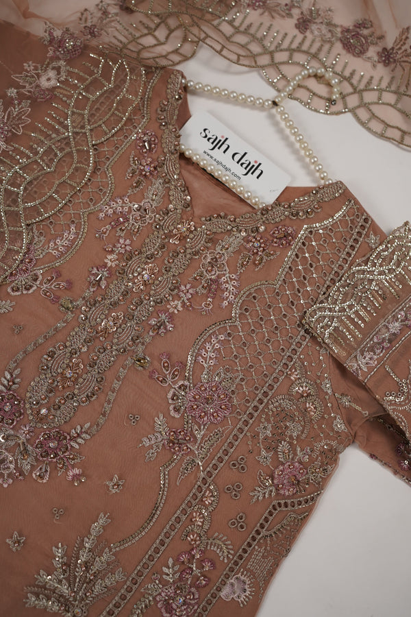 Tehwar - Luxury Organza Outfit with Organza Dupatta - Ready to Wear MC295- Eid Volume 4