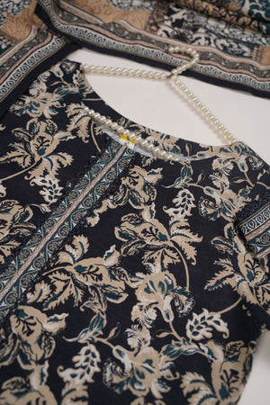 Bin Saeed by SajhDajh - Exclusive Khaddar Outfit with  Shawl - Ready to Wear - PD167