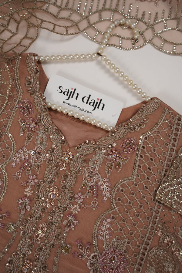 Tehwar - Luxury Organza Outfit with Organza Dupatta - Ready to Wear MC295- Eid Volume 4