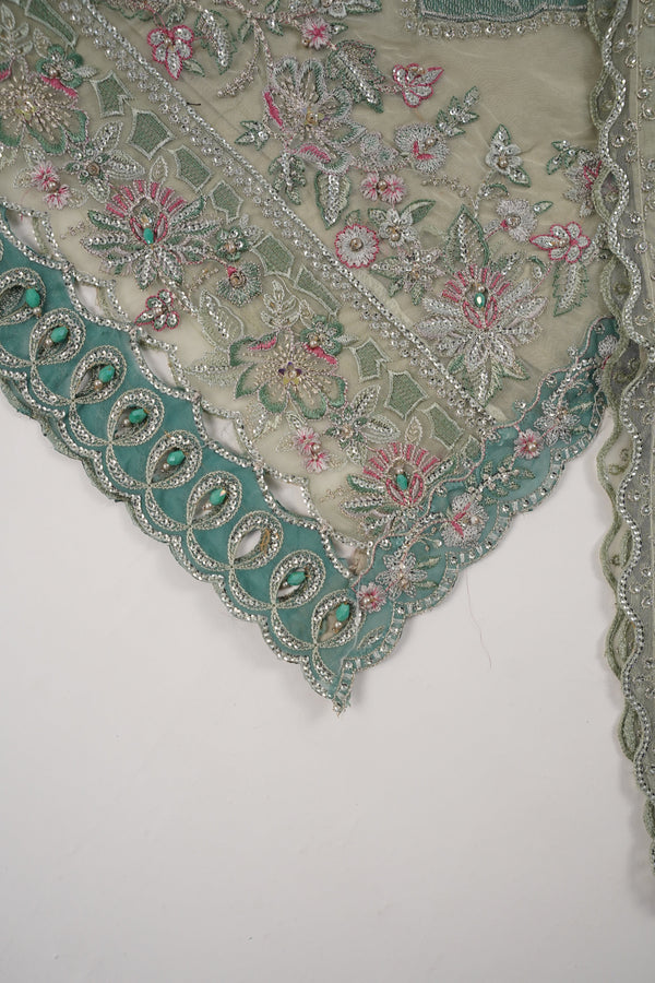 Tehwar - Luxury Organza Outfit with Organza Dupatta - Ready to Wear MC294- Eid Volume 4