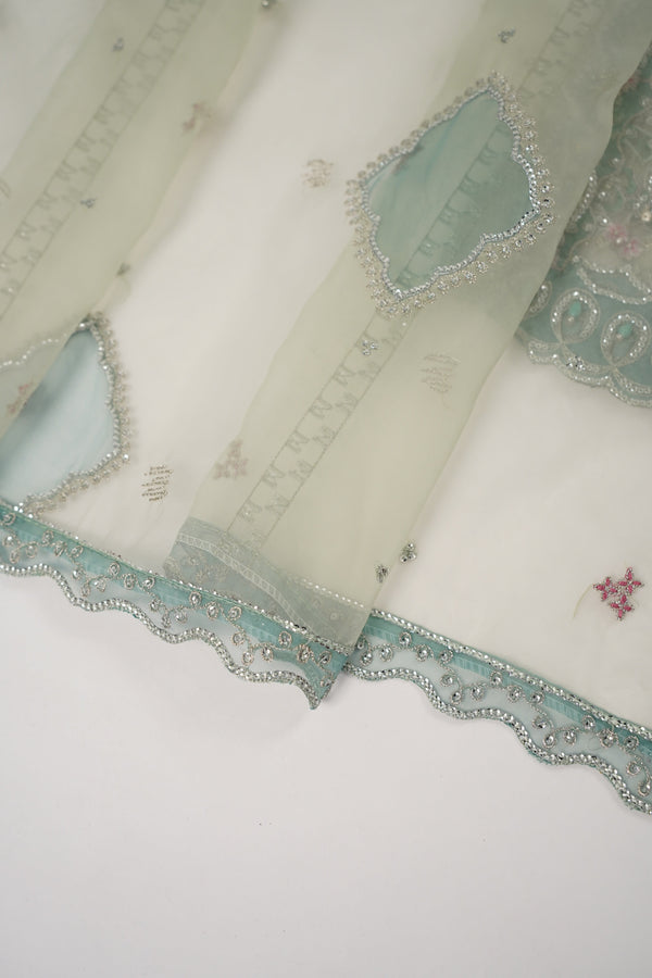 Tehwar - Luxury Organza Outfit with Organza Dupatta - Ready to Wear MC294- Eid Volume 4