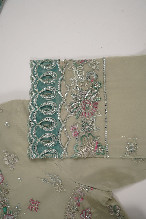 Tehwar - Luxury Organza Outfit with Organza Dupatta - Ready to Wear MC294- Eid Volume 4