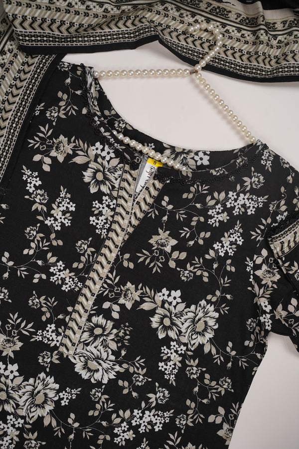 Bin Saeed by SajhDajh - Exclusive Khaddar Outfit with  Shawl - Ready to Wear - PD164