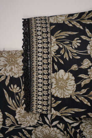 Bin Saeed by SajhDajh - Exclusive Khaddar Outfit with  Shawl - Ready to Wear - PD165