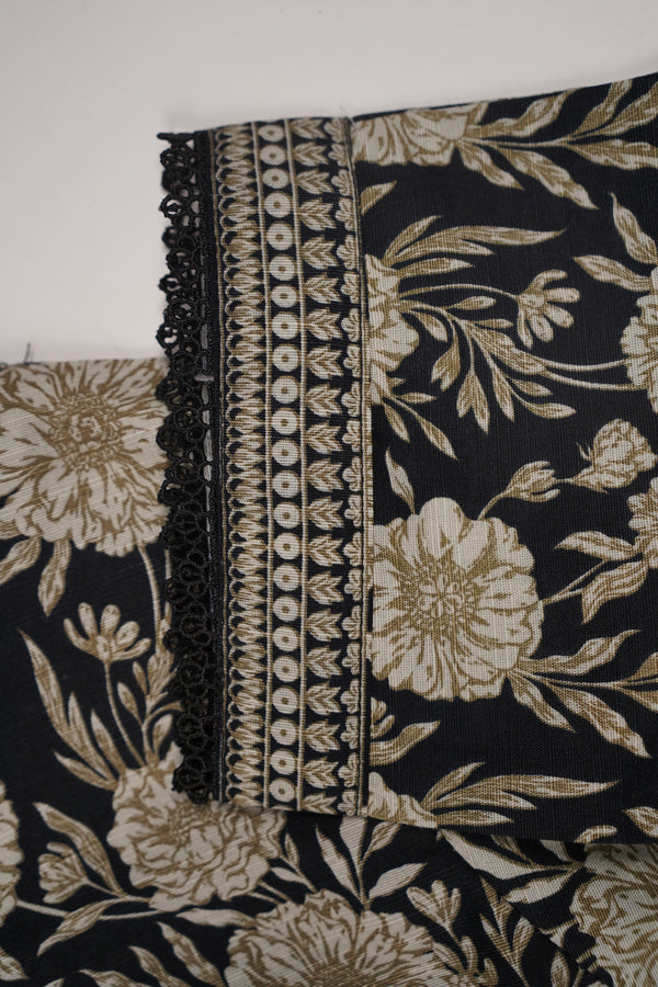 Bin Saeed by SajhDajh - Exclusive Khaddar Outfit with  Shawl - Ready to Wear - PD165