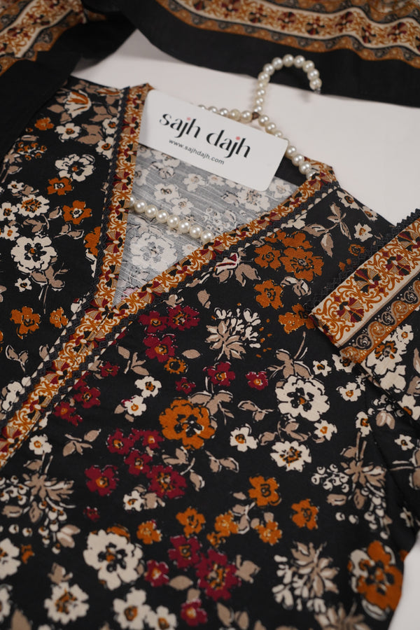 Bin Saeed Originals - Exclusive Khaddar Outfit with  Shawl - Ready to Wear - PD159