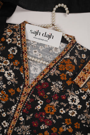 Bin Saeed Originals - Exclusive Khaddar Outfit with  Shawl - Ready to Wear - PD159
