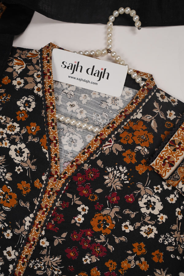 Bin Saeed Originals - Exclusive Khaddar Outfit with  Shawl - Ready to Wear - PD159
