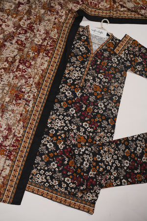 Bin Saeed Originals - Exclusive Khaddar Outfit with  Shawl - Ready to Wear - PD159