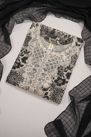 Rozi - Exclusive Khaddar Outfit with  Tarkashi Dupatta- Ready to Wear - SD-PD156
