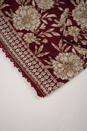 Bin Saeed by SajhDajh- Exclusive Khaddar Outfit with  Shawl - Ready to Wear - PD176