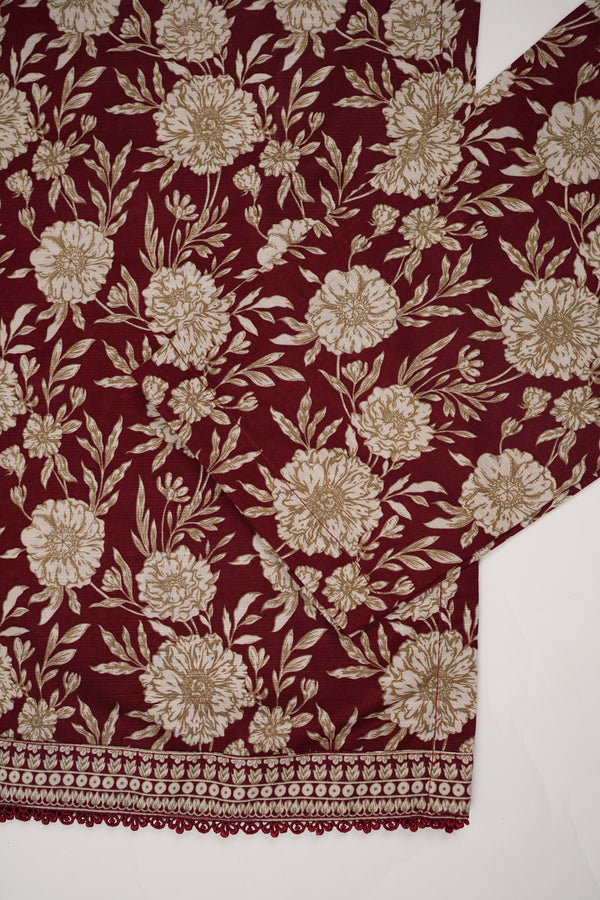 Bin Saeed by SajhDajh- Exclusive Khaddar Outfit with  Shawl - Ready to Wear - PD176