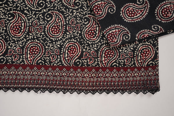 Bin Saeed by SajhDajh - Exclusive Khaddar Outfit with  Shawl - Ready to Wear - PD170