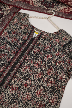 Bin Saeed by SajhDajh - Exclusive Khaddar Outfit with  Shawl - Ready to Wear - PD170