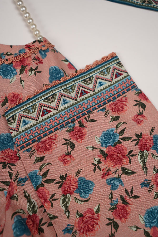 Bin Saeed by SajhDajh - Exclusive Khaddar Outfit with  Shawl - Ready to Wear - PD174