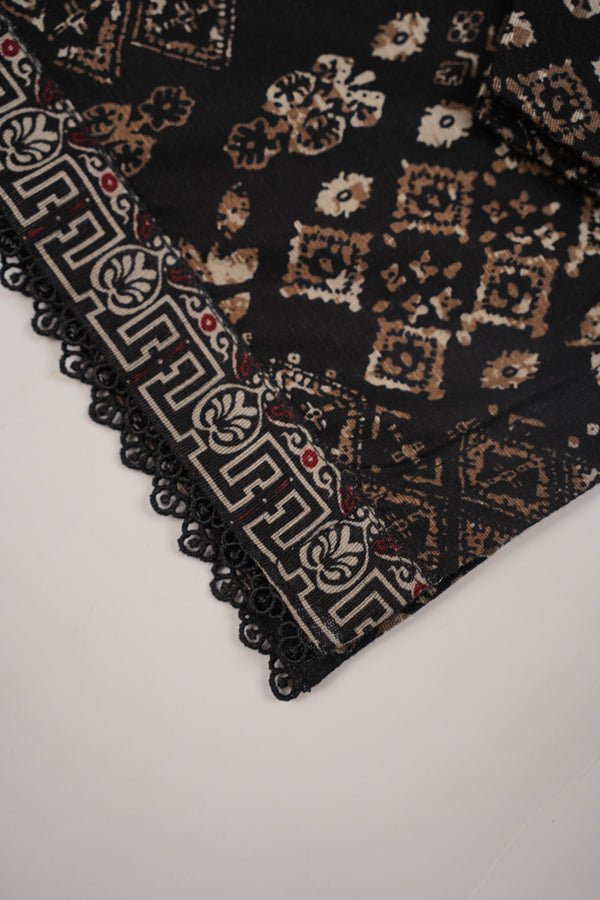 Bin Saeed by SajhDajh - Exclusive Khaddar Outfit with  Shawl - Ready to Wear - PD169