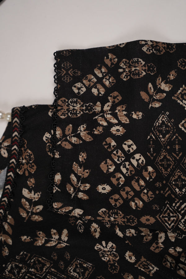 Bin Saeed by SajhDajh - Exclusive Khaddar Outfit with  Shawl - Ready to Wear - PD169
