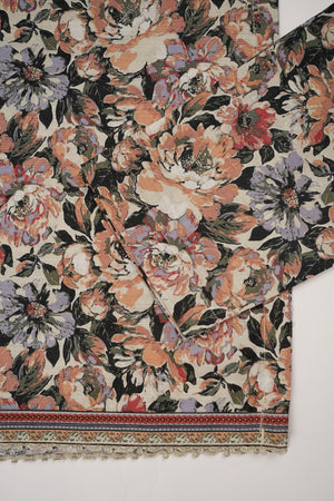 Bin Saeed by SajhDajh - Exclusive Khaddar Outfit with  Shawl - Ready to Wear - PD172-SD