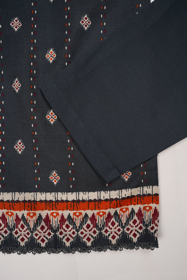 Bin Saeed by SajhDajh - Exclusive Khaddar Outfit with  Shawl - Ready to Wear - PD173