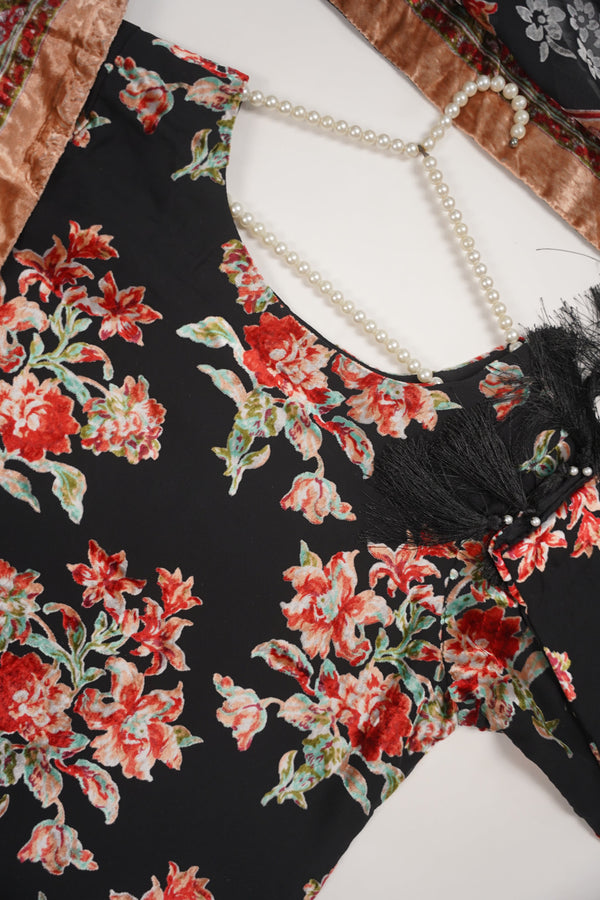 Rozi - Luxury Palachi  Outfit with Palachi Shawl SB233