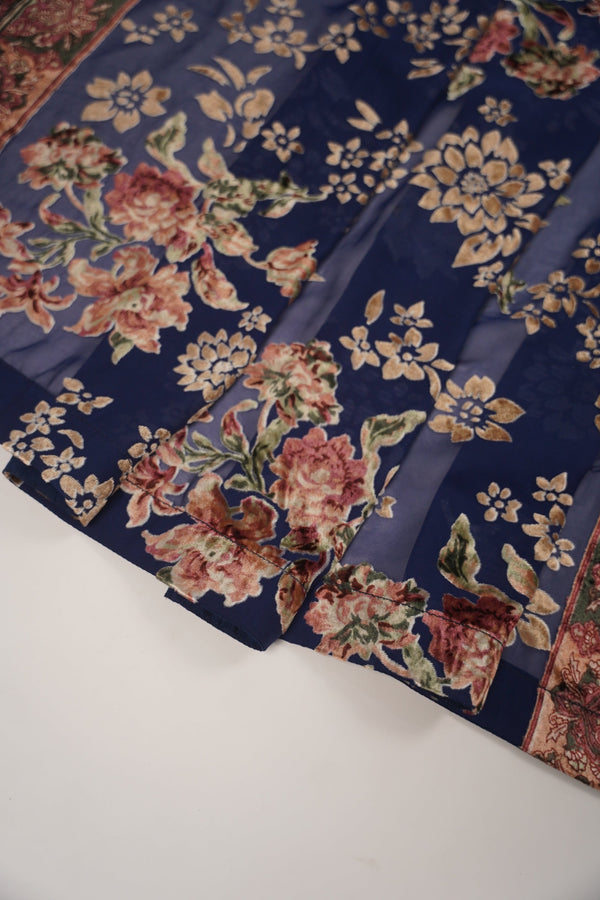 Rozi - Luxury Palachi  Outfit with Palachi Shawl SB236 Blue