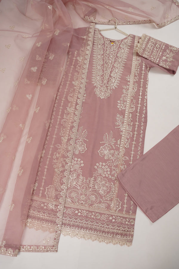 Tehwar - Luxury Organza Outfit with Organza Dupatta - Ready to Wear MC290- Eid Volume 4