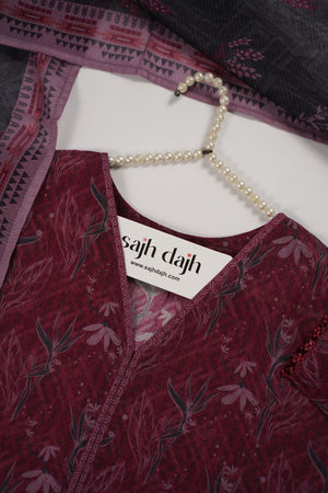 Tawakkal - Exclusive Lawn Outfit with Dupatta - Ready to Wear - SD312