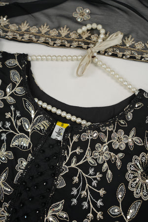 Husan e Jahan - Luxury Chiffon Outfit with Chiffon Dupatta - Ready to Wear - V2 - Eid25 - 05