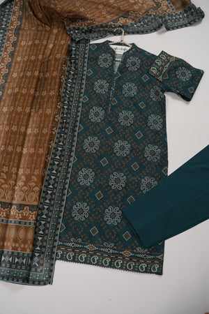 Tawakkal - Exclusive Lawn Outfit with Dupatta - Ready to Wear - SD311